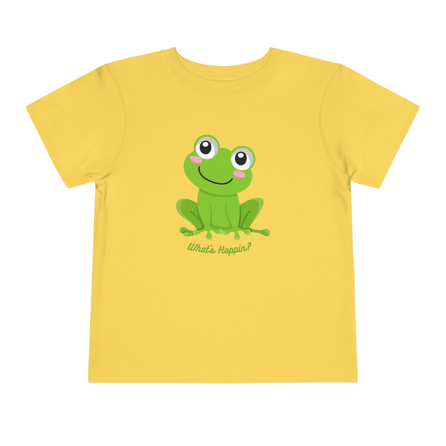 What's Hoppin? Frog Toddler Short Sleeve Tee