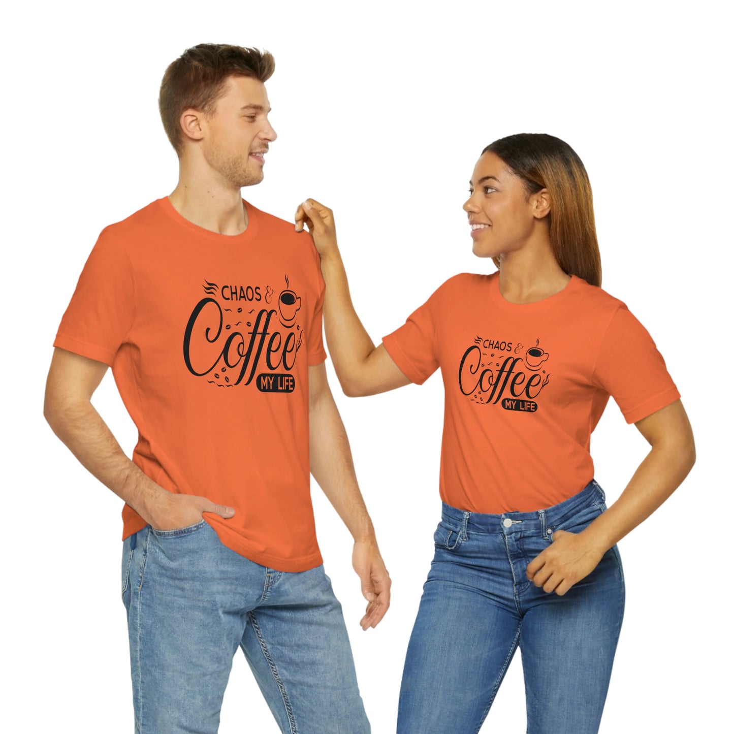 Chaos Coffee Unisex Jersey Short Sleeve Tee