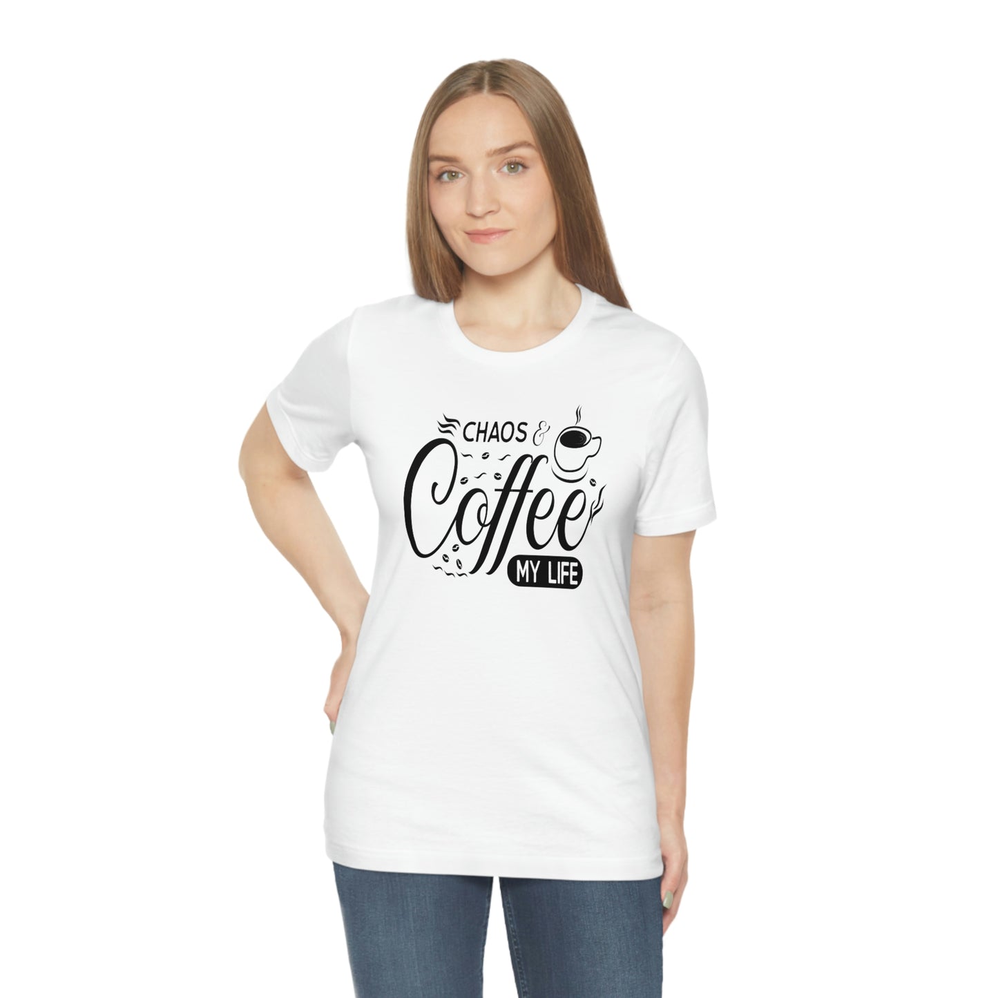 Chaos Coffee Unisex Jersey Short Sleeve Tee