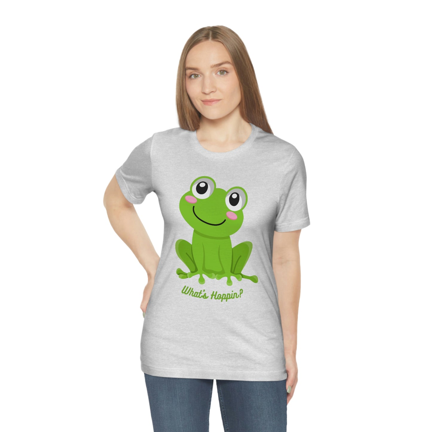 What's Hoppin? Frog Unisex Jersey Short Sleeve Tee