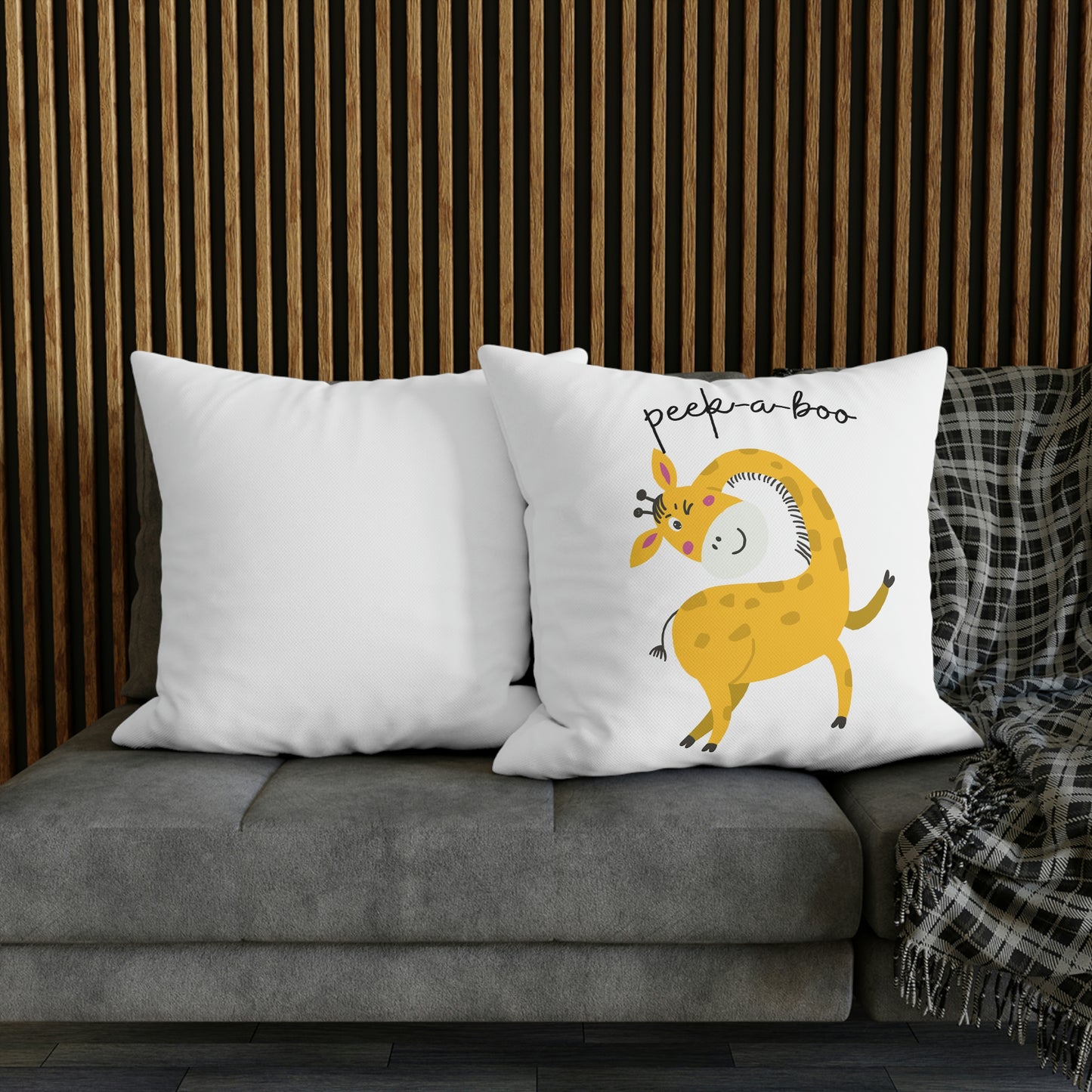 Giraffe Spun Polyester Pillowcase
