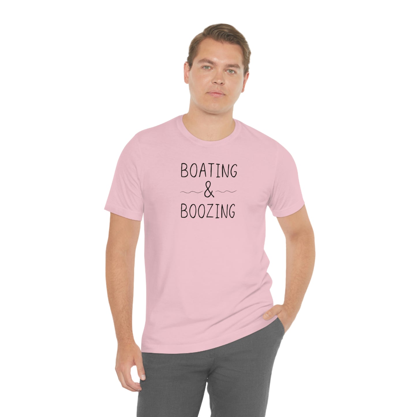 Boating & Boozing Unisex Jersey Short Sleeve Tee