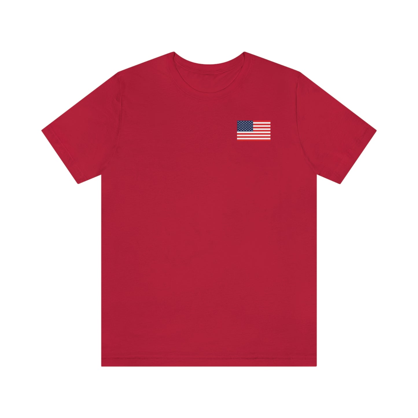 USA Flag Unisex Jersey Short Sleeve Tee