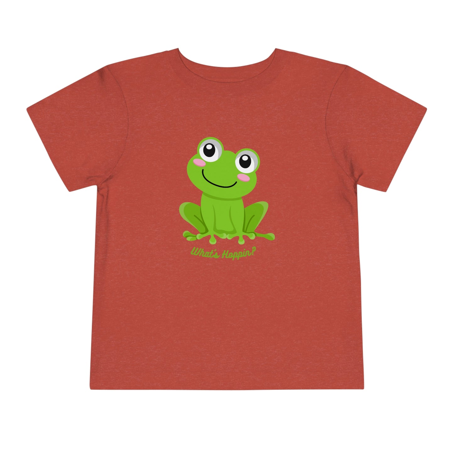 What's Hoppin? Frog Toddler Short Sleeve Tee