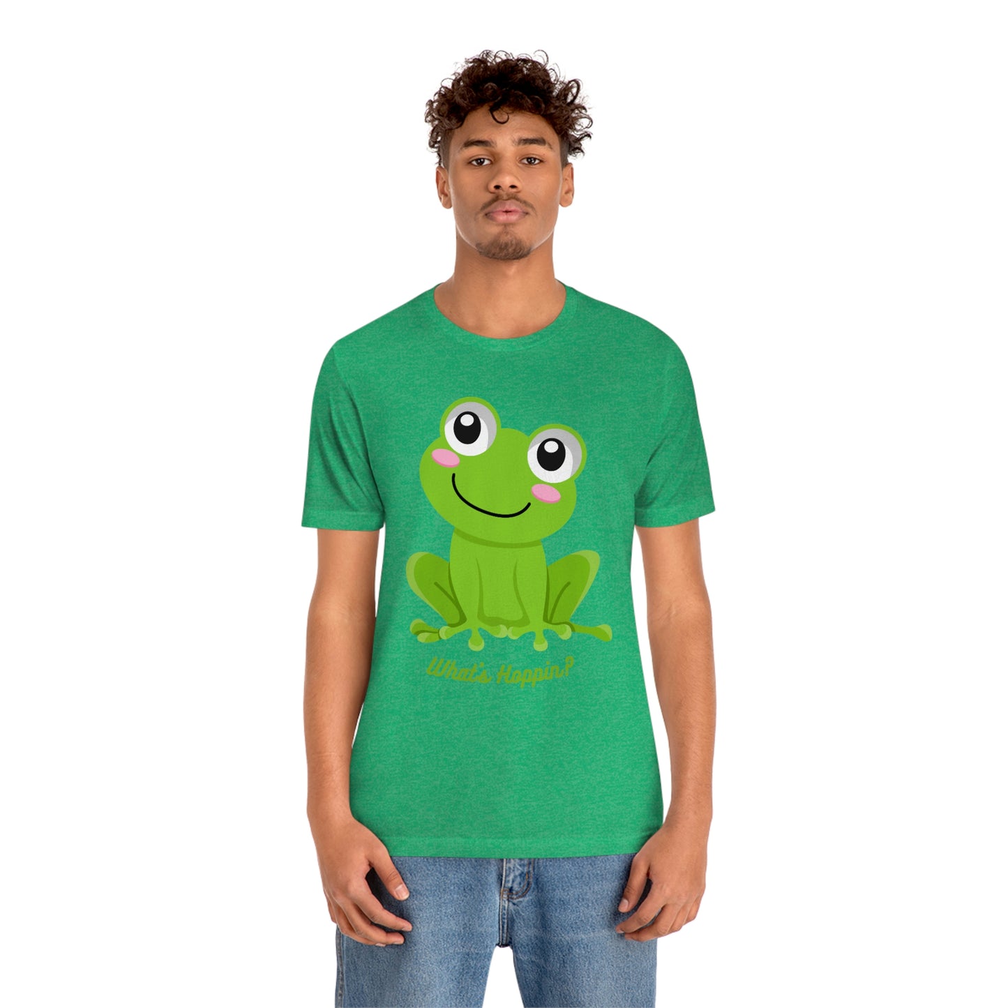 What's Hoppin? Frog Unisex Jersey Short Sleeve Tee