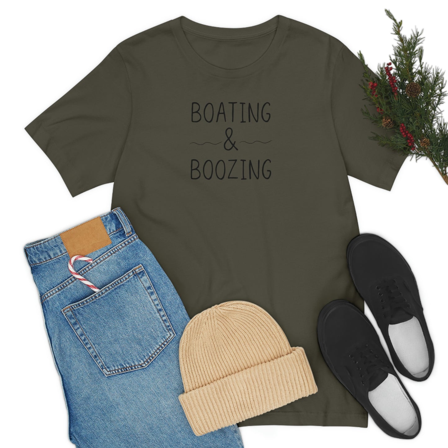Boating & Boozing Unisex Jersey Short Sleeve Tee