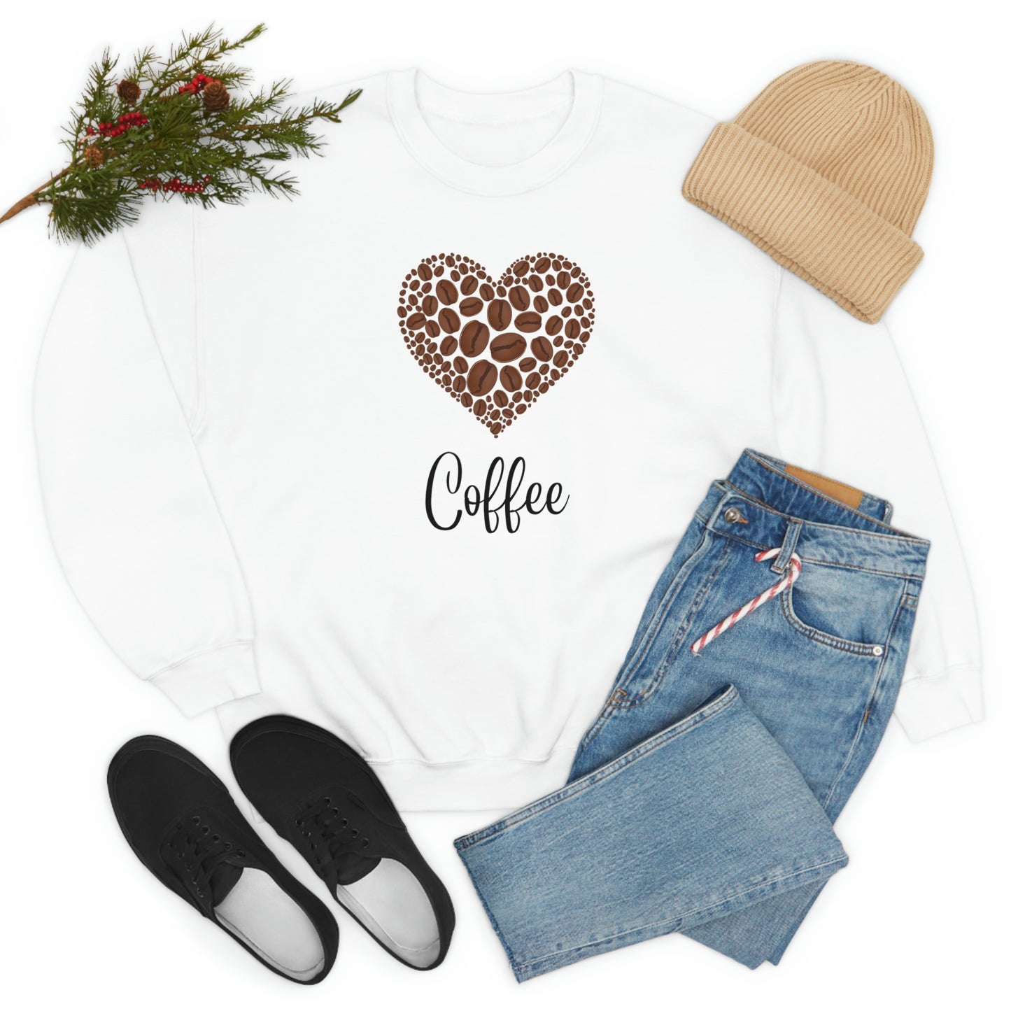 Coffee Unisex Heavy Blend™ Crewneck Sweatshirt