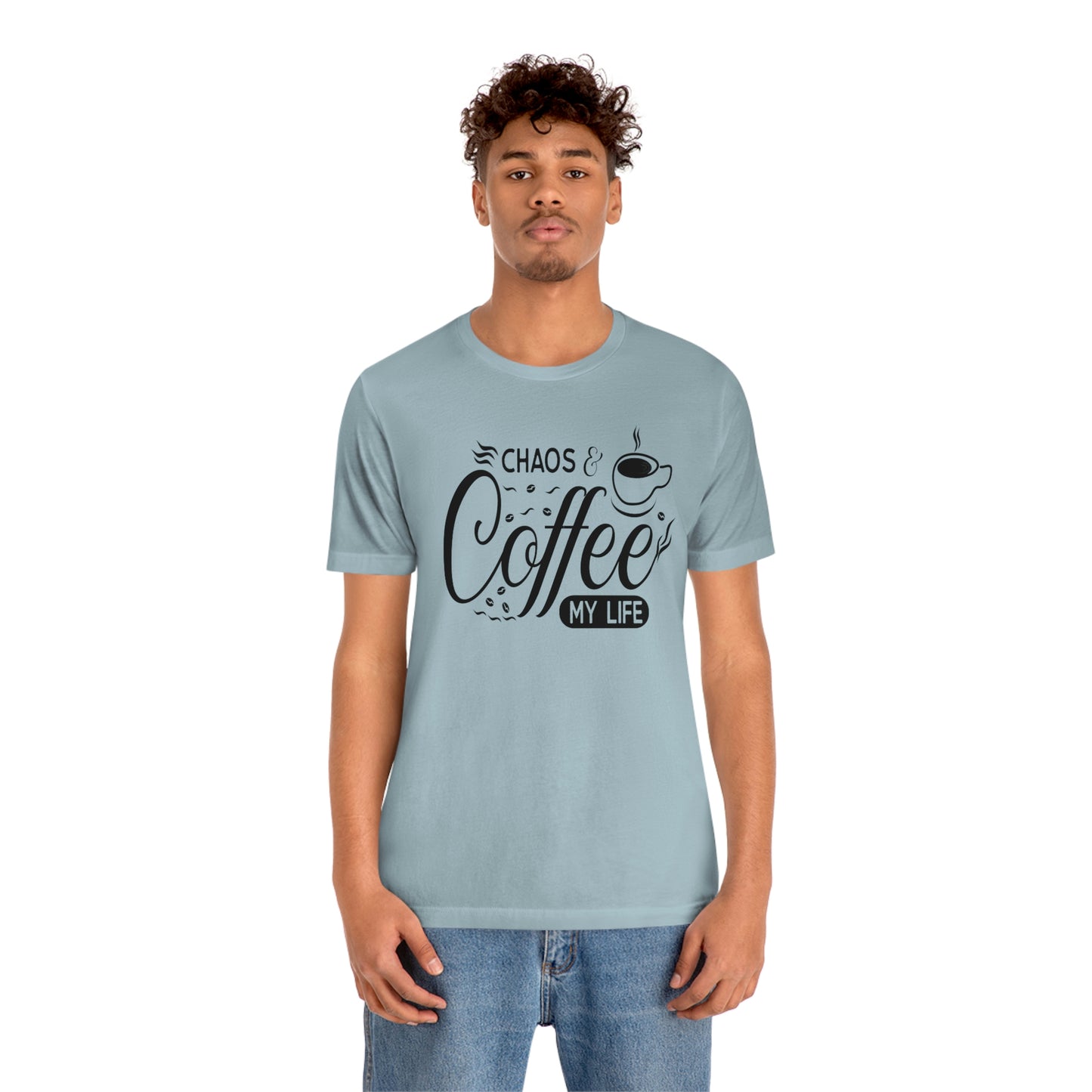 Chaos Coffee Unisex Jersey Short Sleeve Tee