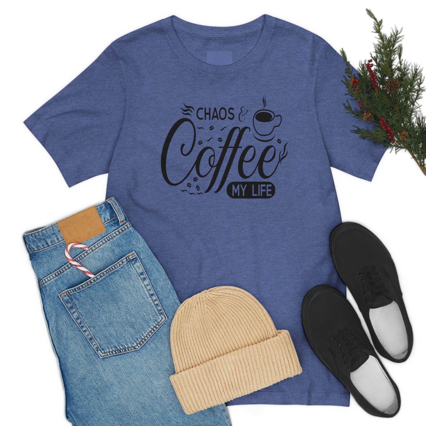 Chaos Coffee Unisex Jersey Short Sleeve Tee