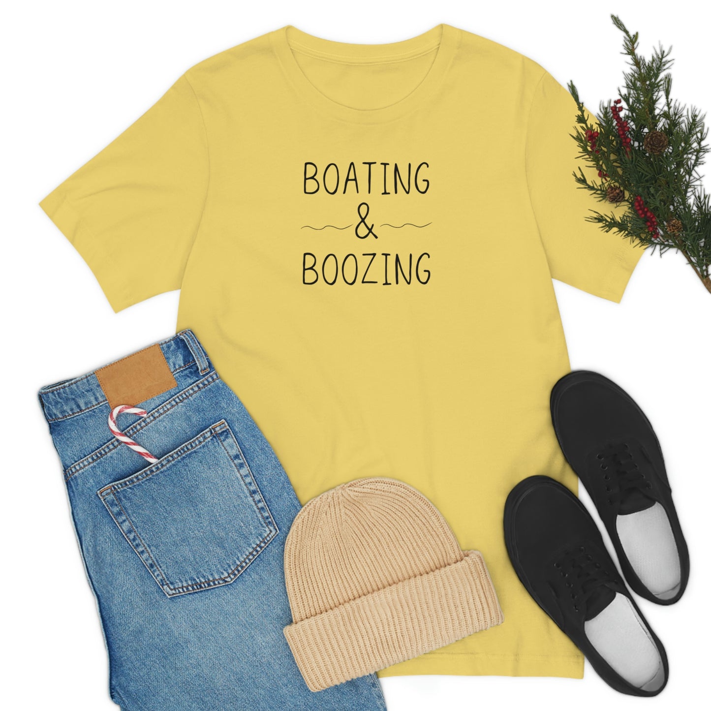 Boating & Boozing Unisex Jersey Short Sleeve Tee
