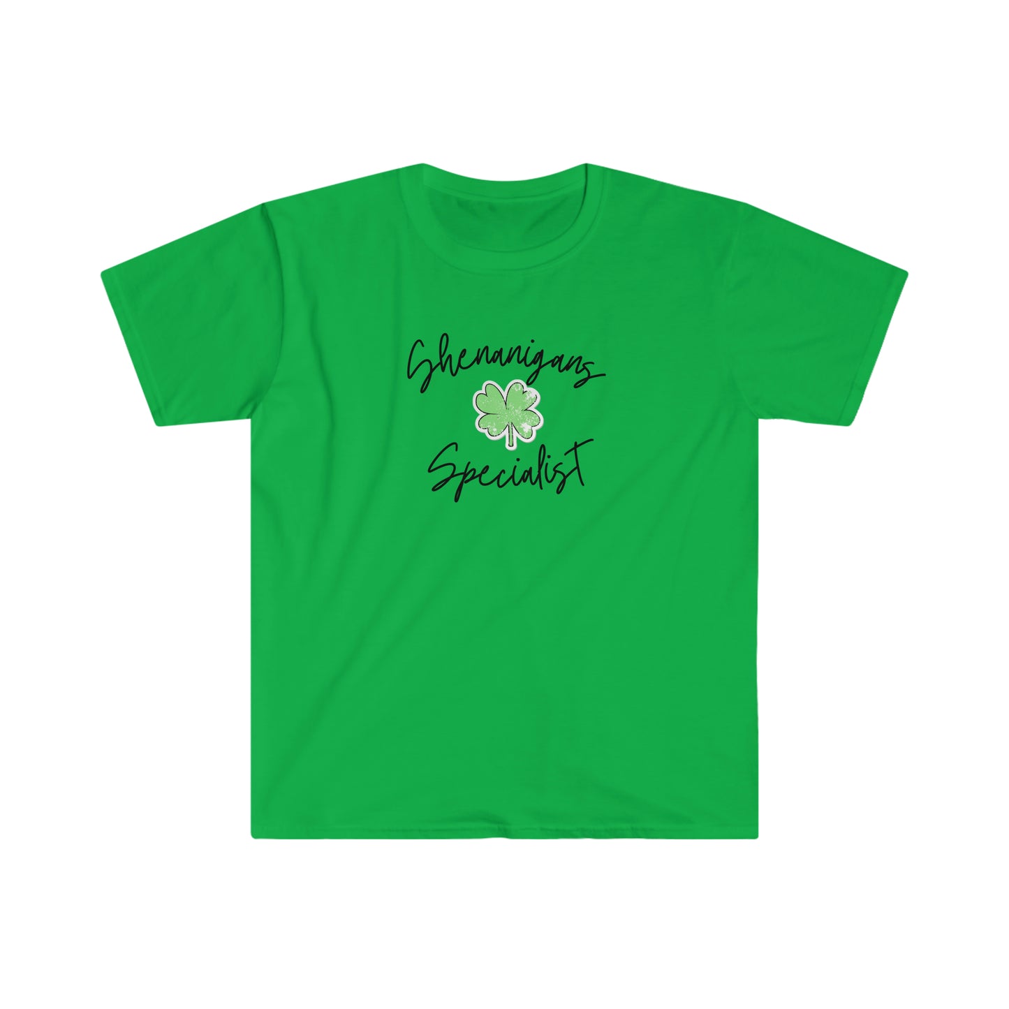 Shenanigans Specialist Shamrock Unisex Softstyle T-Shirt
