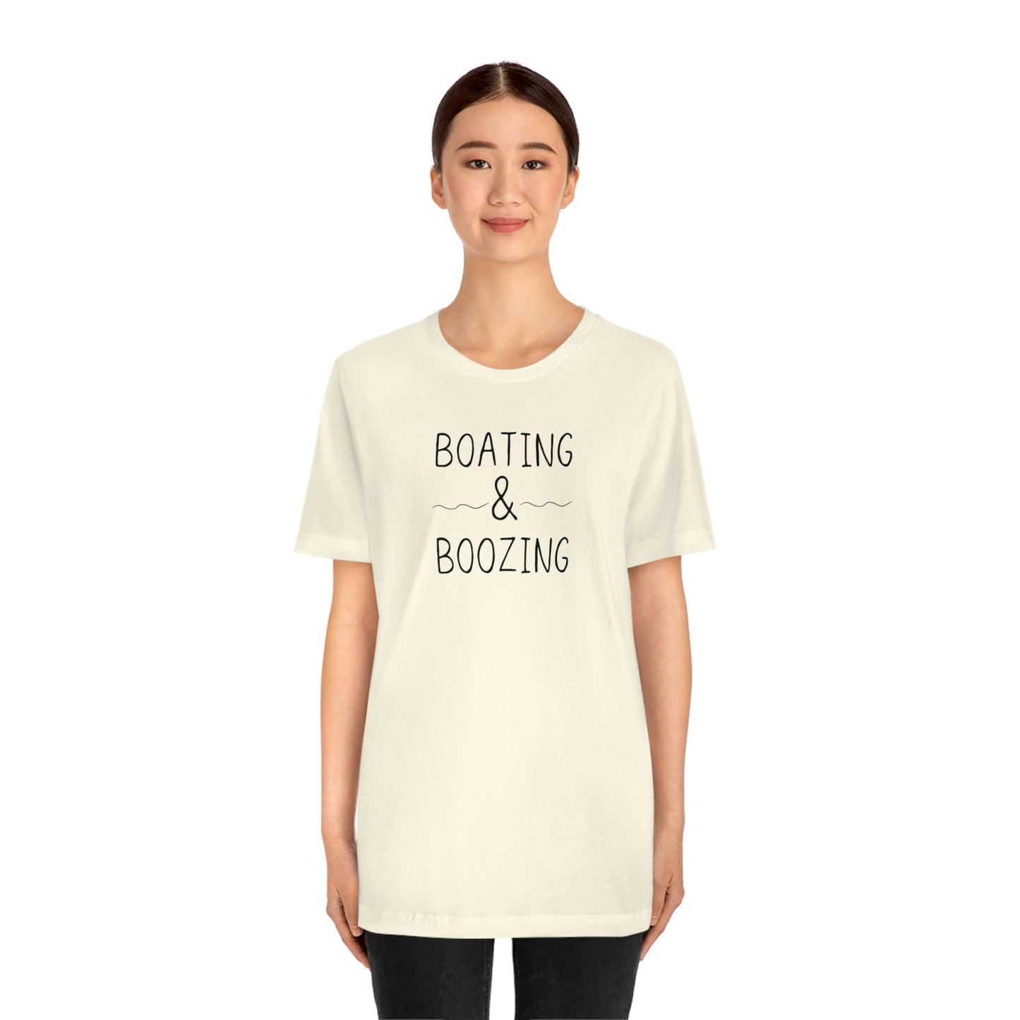 Boating & Boozing Unisex Jersey Short Sleeve Tee