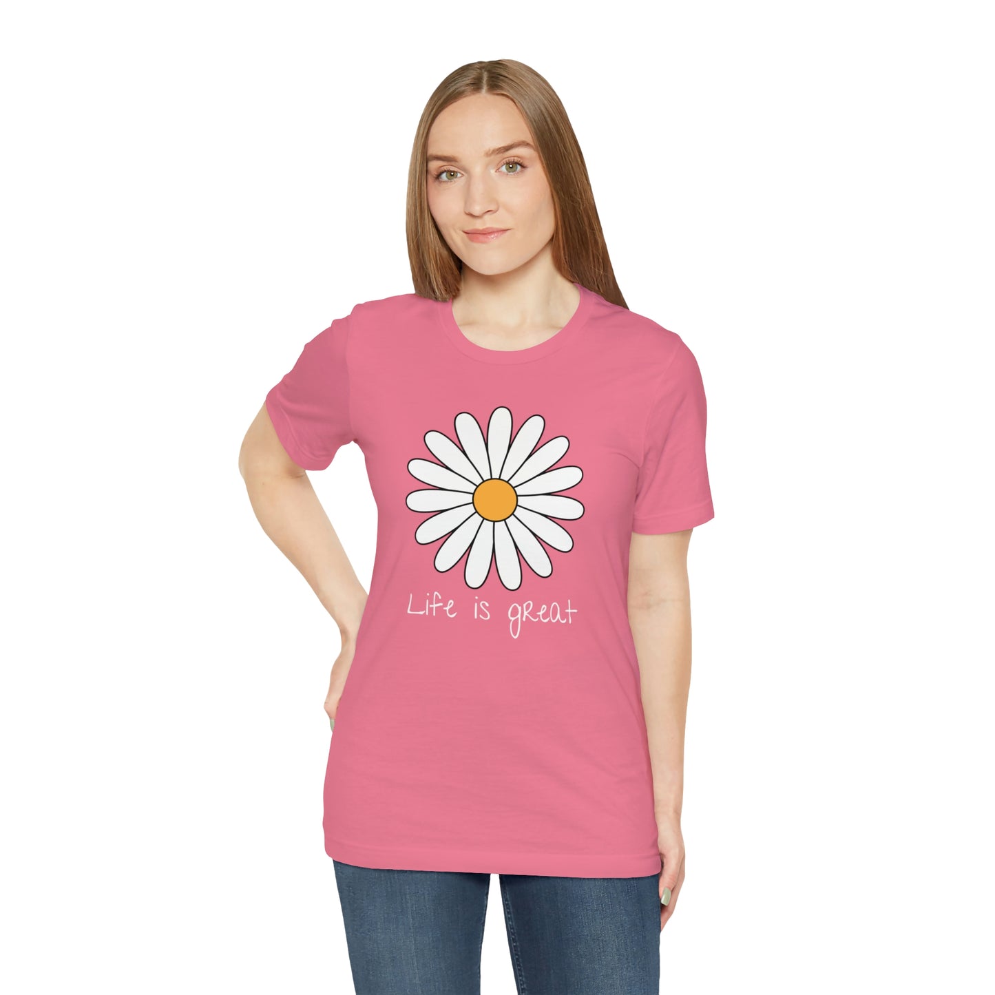 Life is great Unisex Jersey Short Sleeve Tee