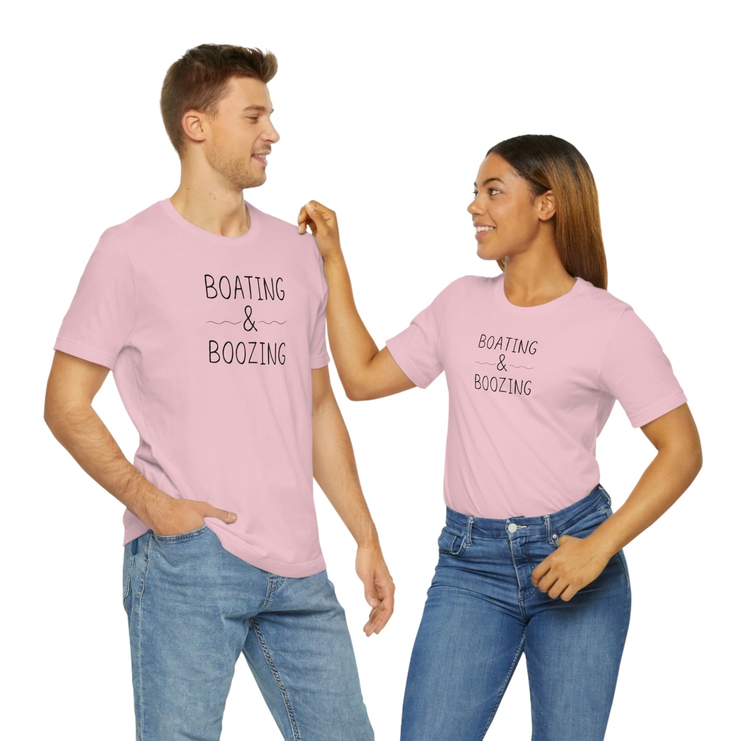 Boating & Boozing Unisex Jersey Short Sleeve Tee
