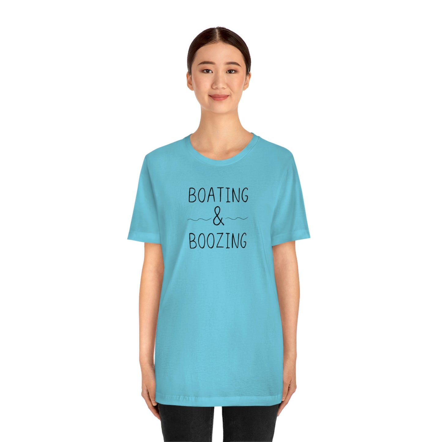 Boating & Boozing Unisex Jersey Short Sleeve Tee
