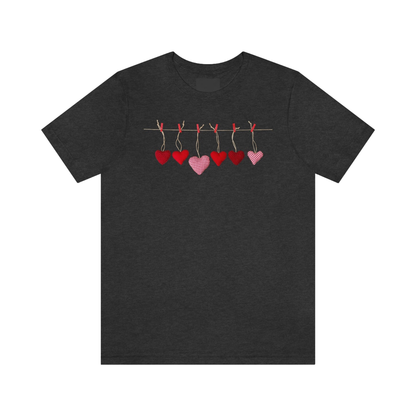 Heart String Unisex Jersey Short Sleeve Tee