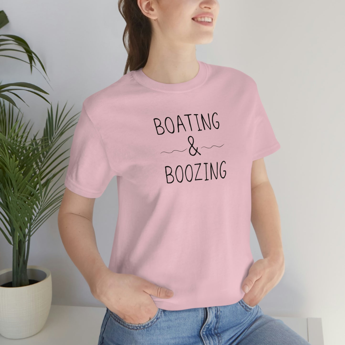 Boating & Boozing Unisex Jersey Short Sleeve Tee