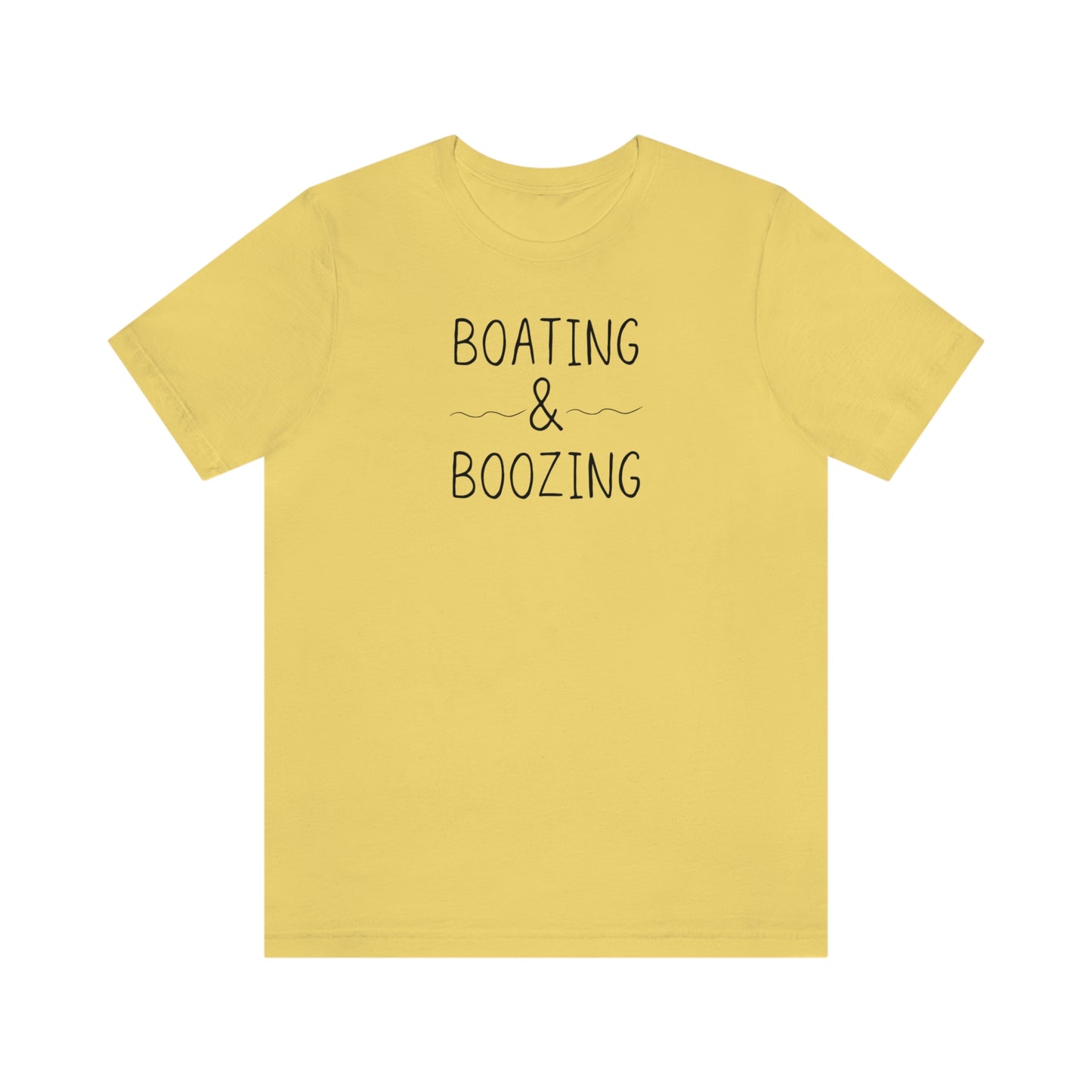 Boating & Boozing Unisex Jersey Short Sleeve Tee