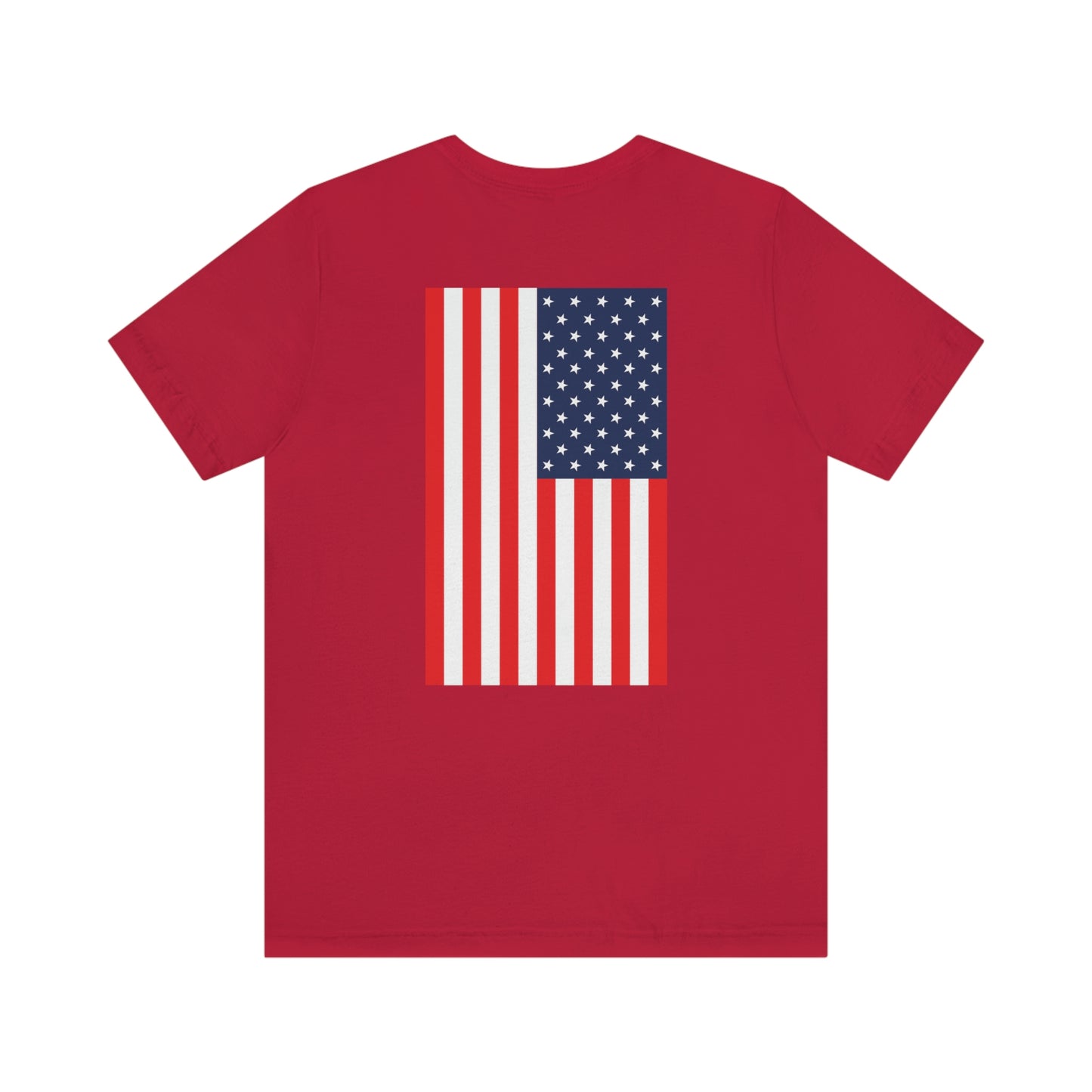 USA Flag Unisex Jersey Short Sleeve Tee