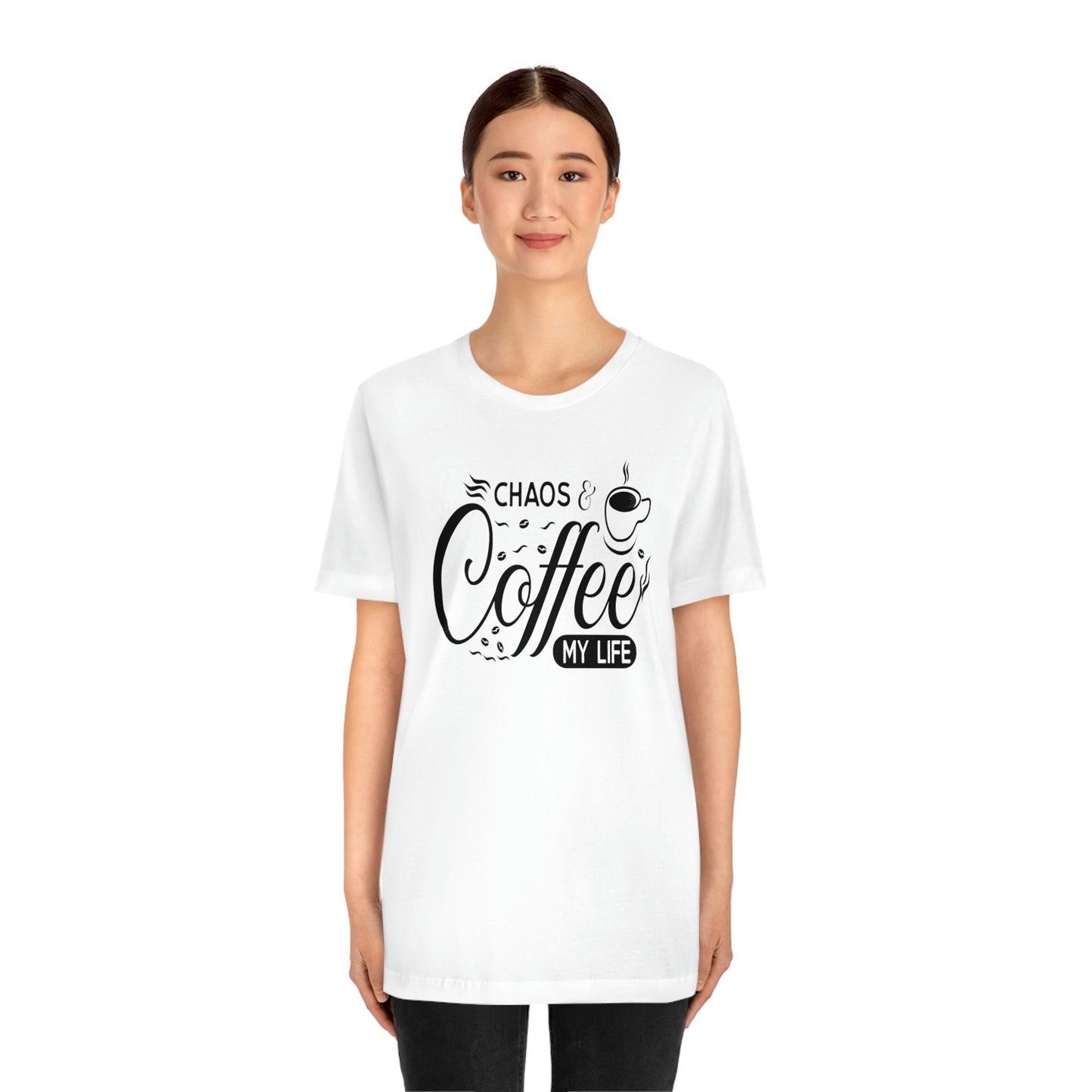 Chaos Coffee Unisex Jersey Short Sleeve Tee