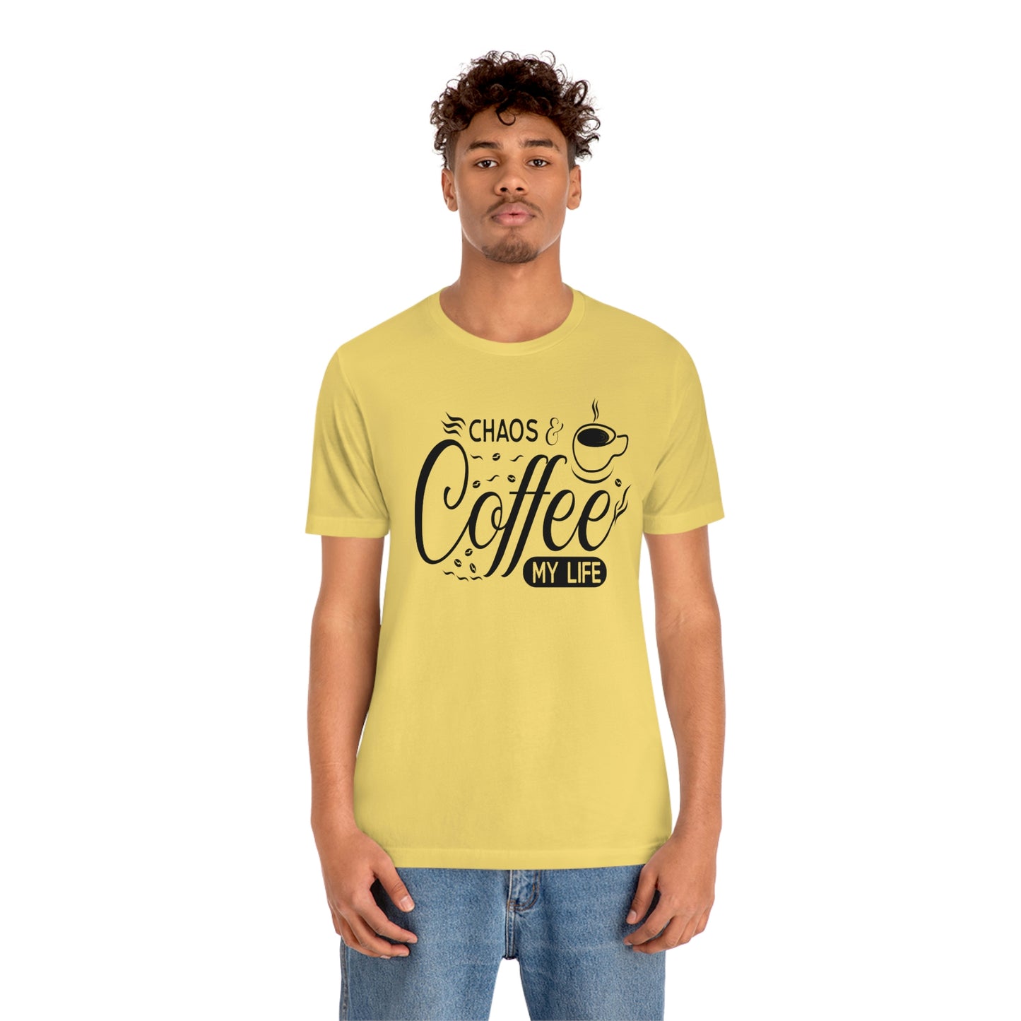 Chaos Coffee Unisex Jersey Short Sleeve Tee