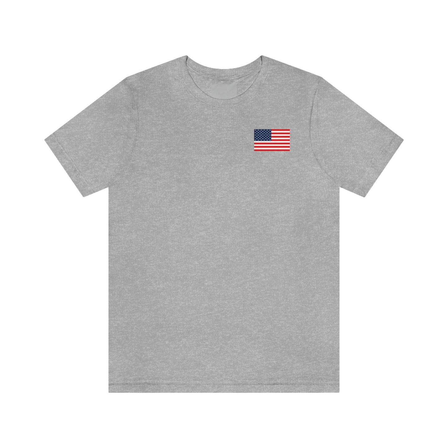 USA Flag Unisex Jersey Short Sleeve Tee