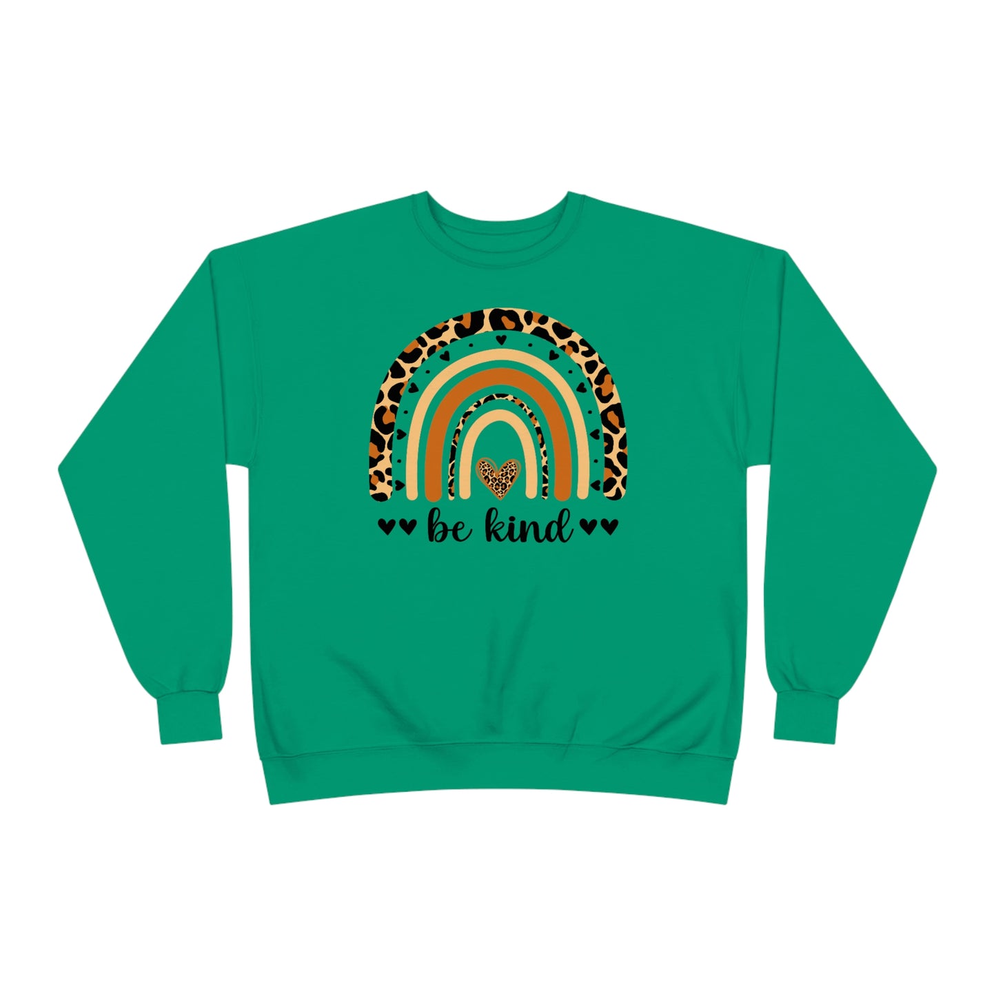 Be Kind Rainbow Unisex EcoSmart® Crewneck Sweatshirt