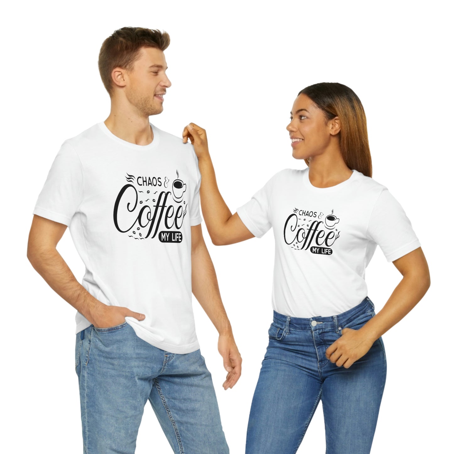 Chaos Coffee Unisex Jersey Short Sleeve Tee