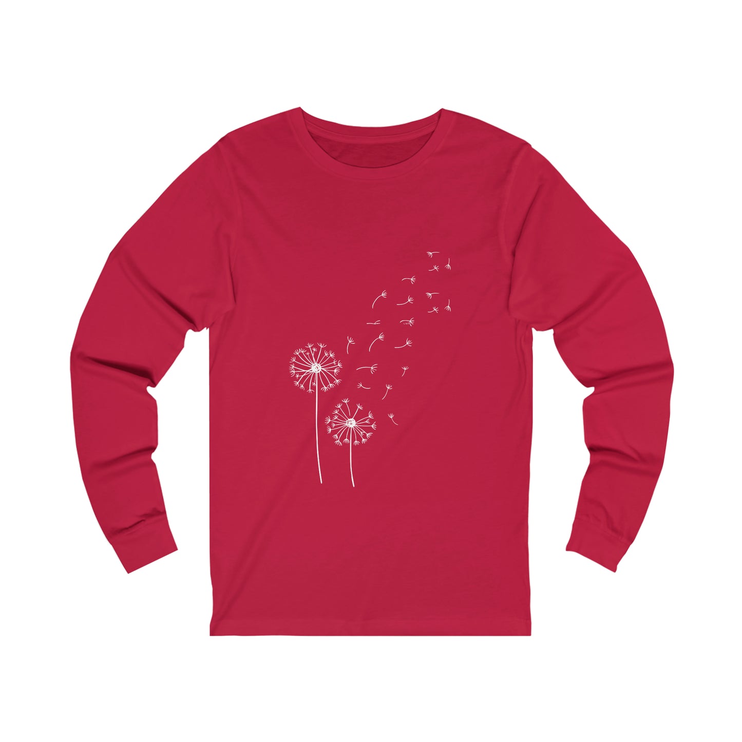 Blowing Dandelion Unisex Jersey Long Sleeve Tee