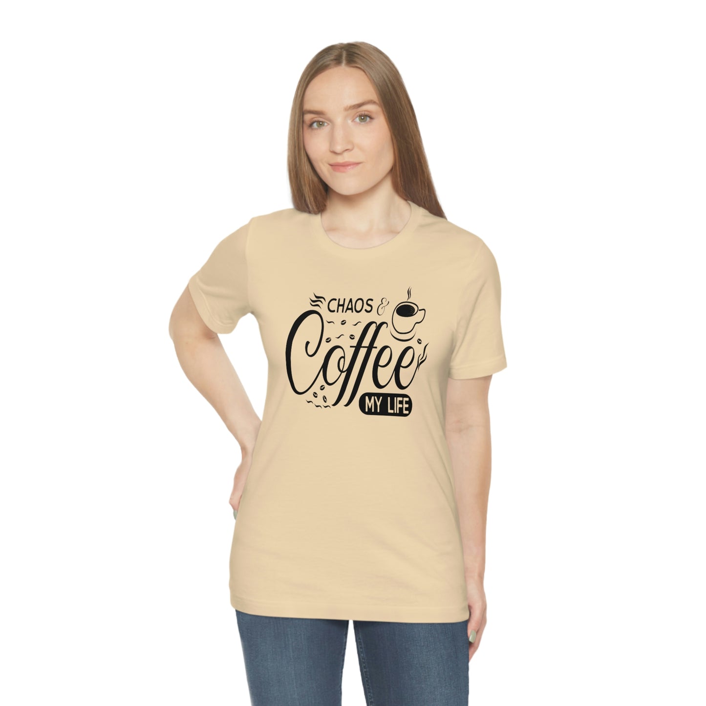 Chaos Coffee Unisex Jersey Short Sleeve Tee