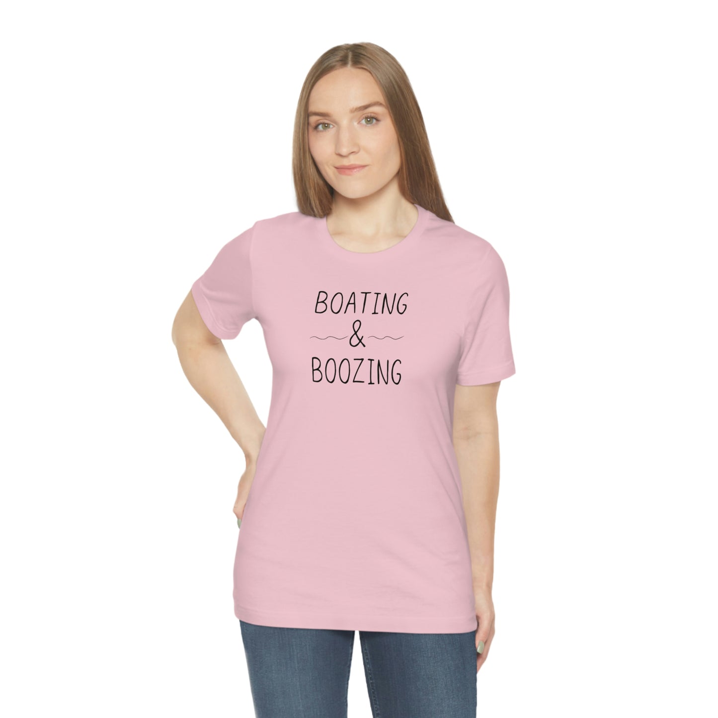 Boating & Boozing Unisex Jersey Short Sleeve Tee