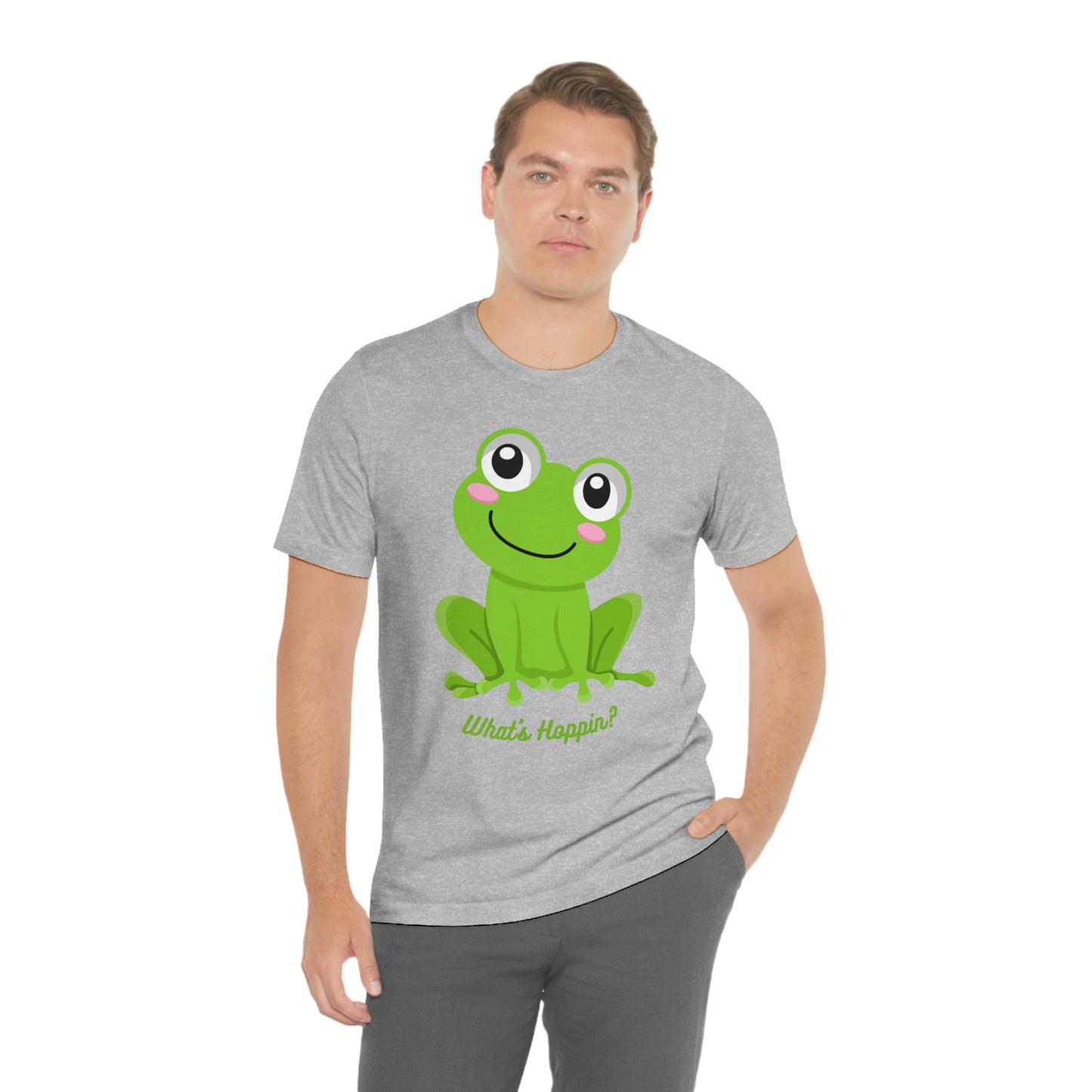 What's Hoppin? Frog Unisex Jersey Short Sleeve Tee