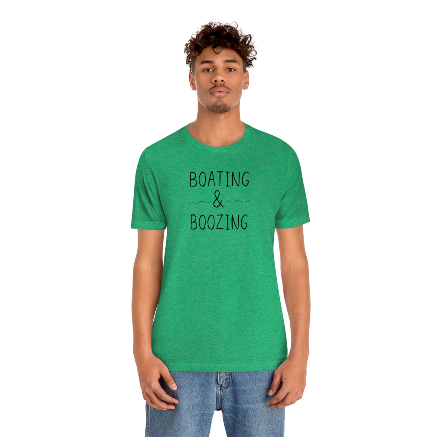 Boating & Boozing Unisex Jersey Short Sleeve Tee