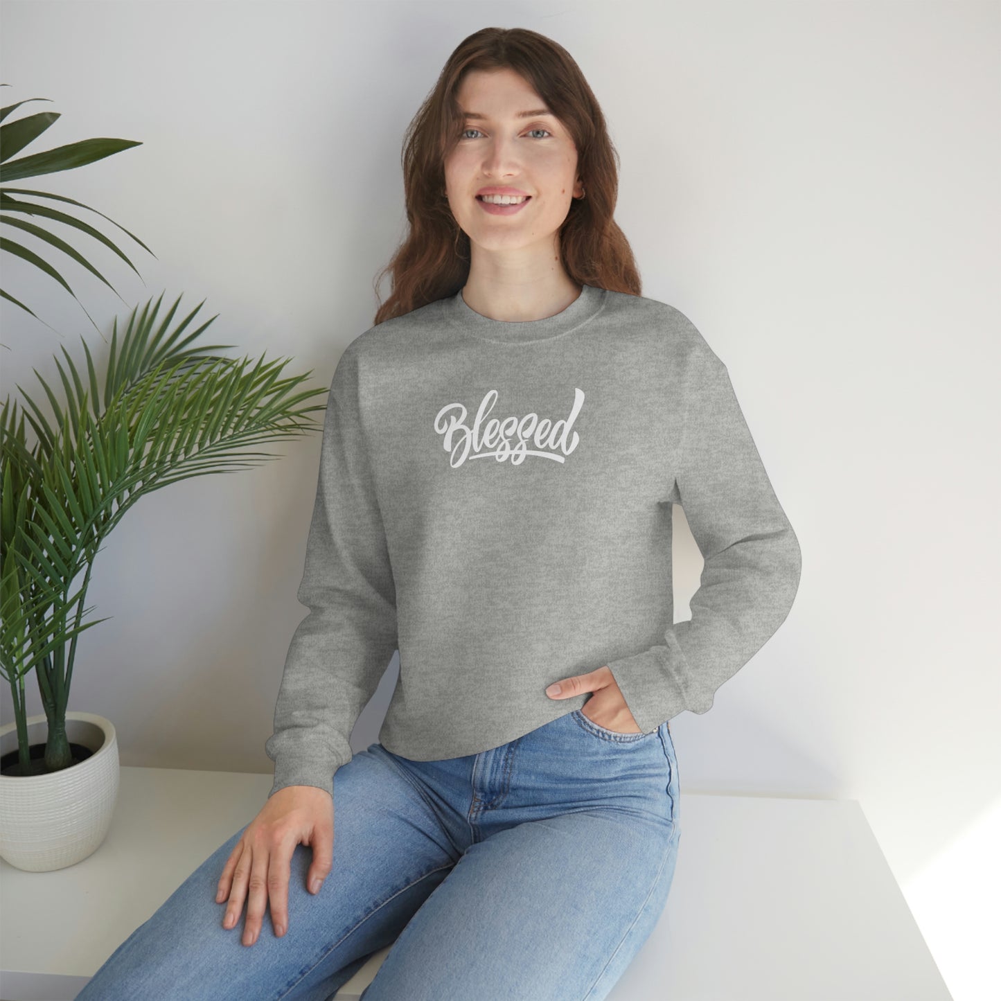 Blessed Unisex Heavy Blend™ Crewneck Sweatshirt