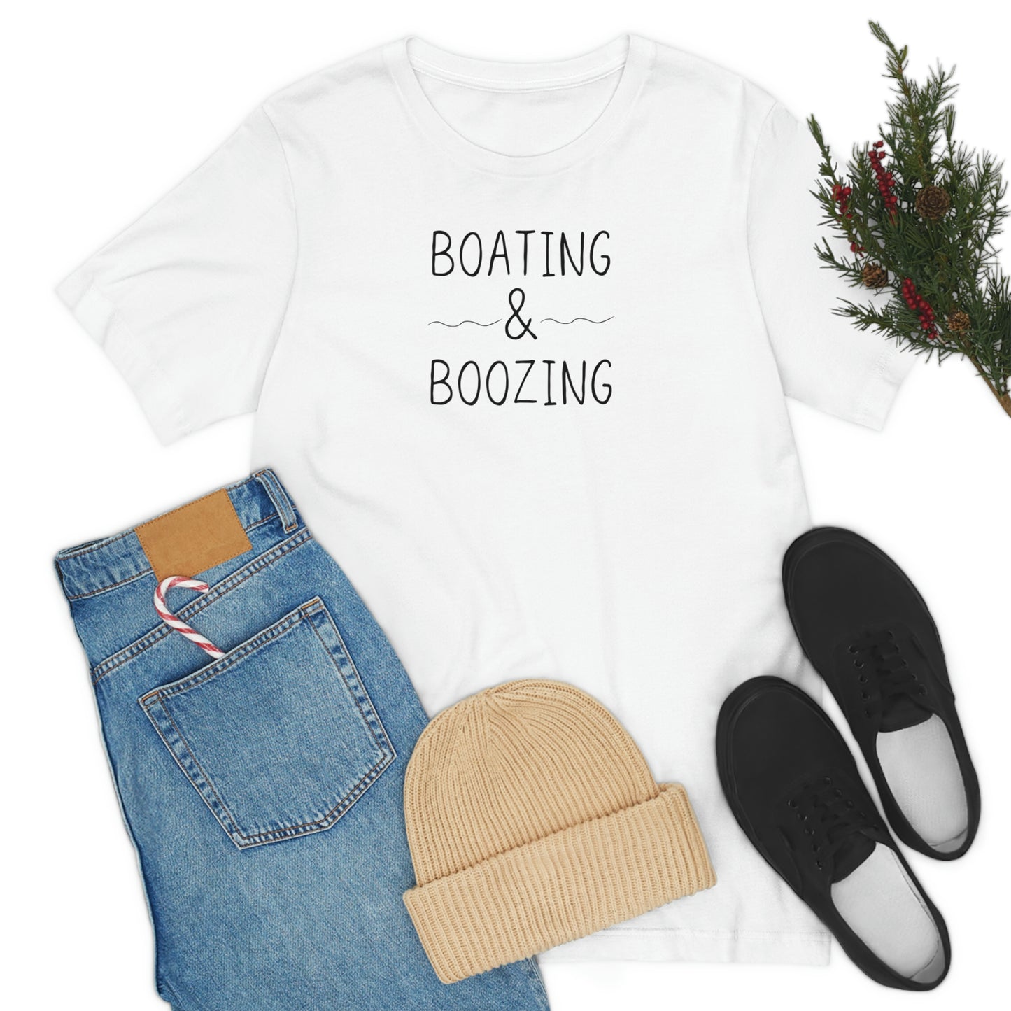 Boating & Boozing Unisex Jersey Short Sleeve Tee