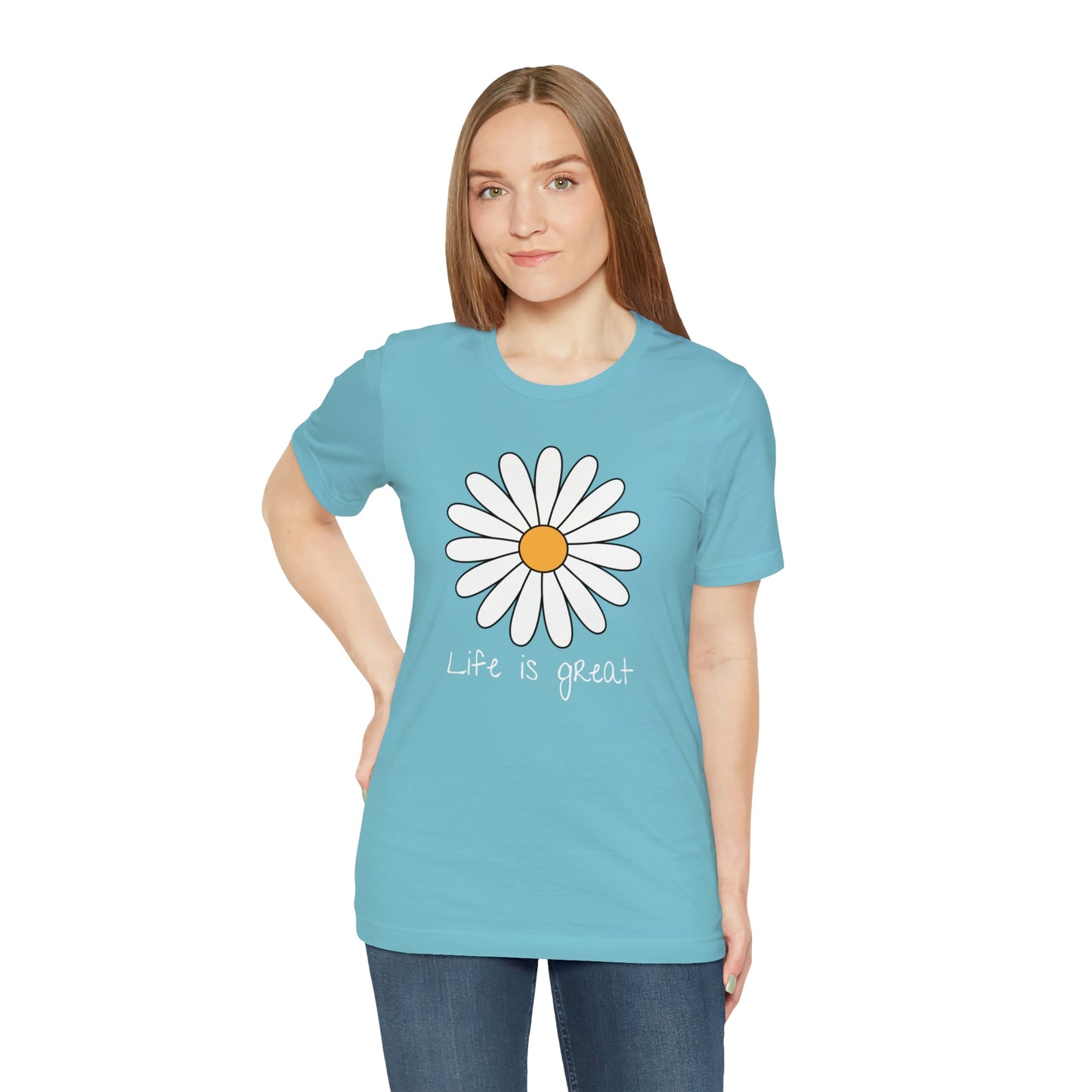 Life is great Unisex Jersey Short Sleeve Tee