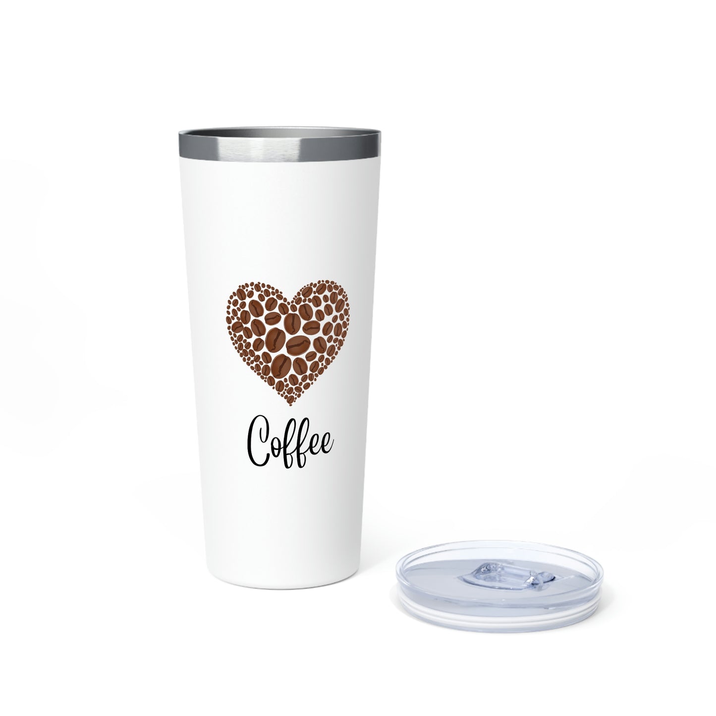 Coffee Heart Copper Vacuum Insulated Tumbler, 22oz