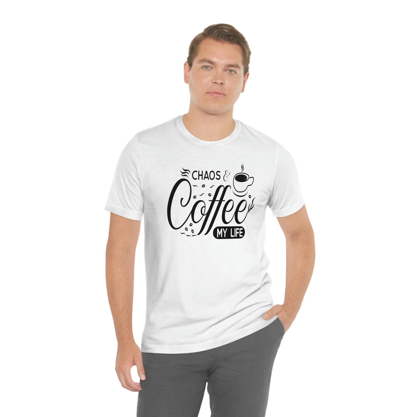 Chaos Coffee Unisex Jersey Short Sleeve Tee
