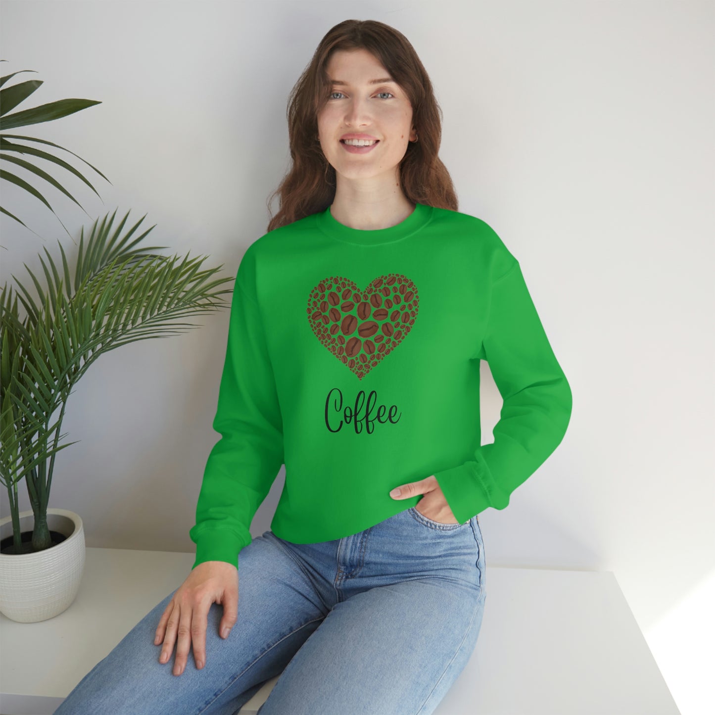 Coffee Unisex Heavy Blend™ Crewneck Sweatshirt