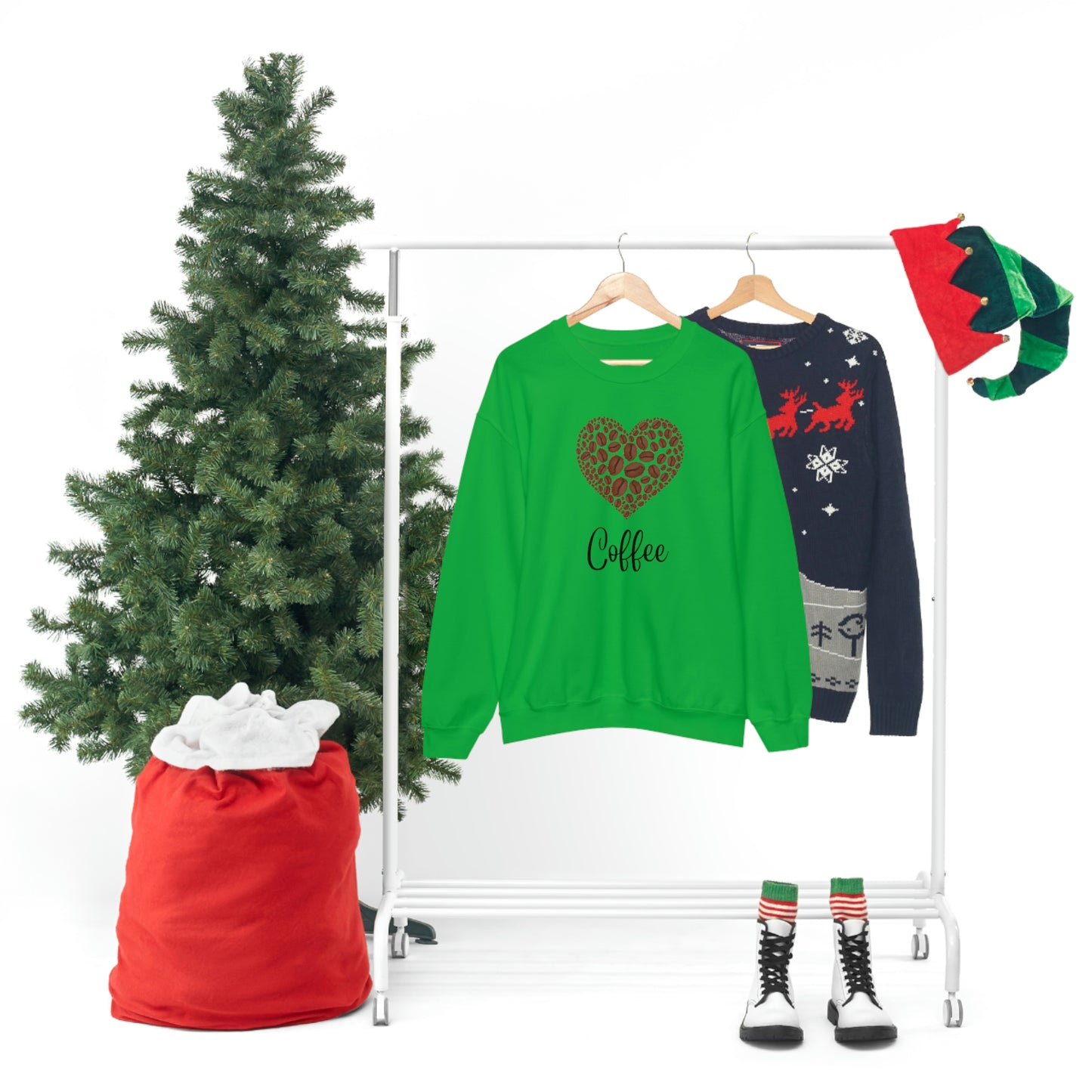 Coffee Unisex Heavy Blend™ Crewneck Sweatshirt