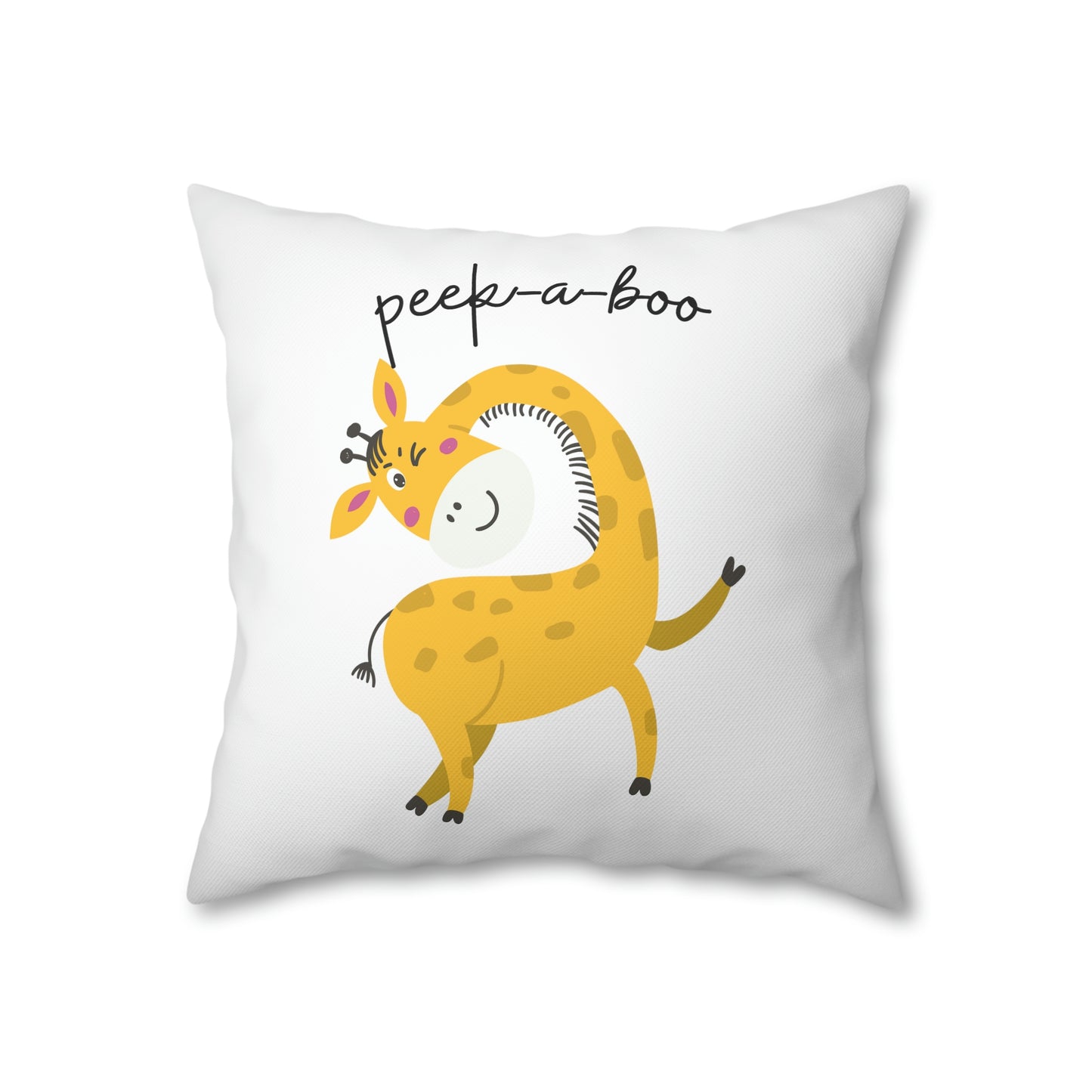 Giraffe Spun Polyester Pillowcase