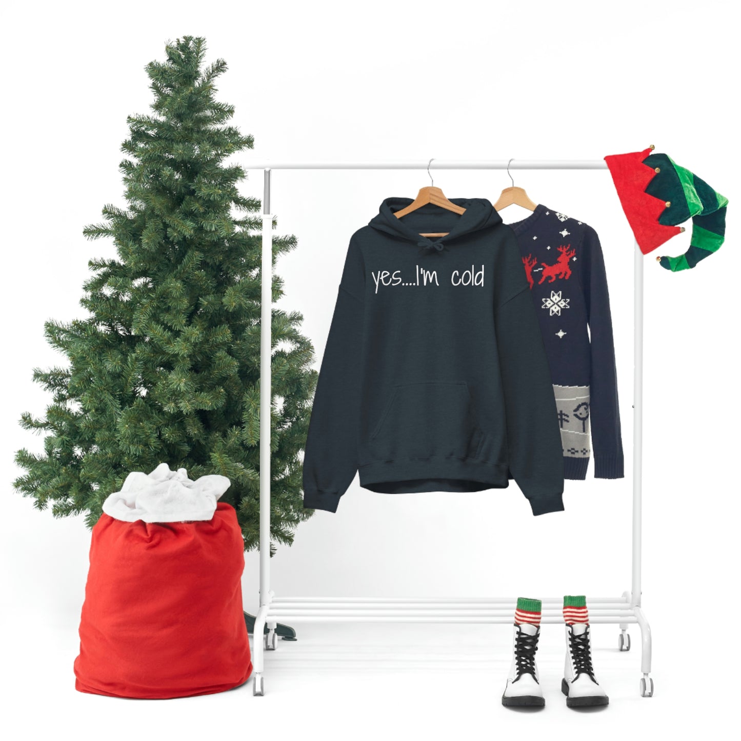 Yes I'm Cold Unisex Heavy Blend Hooded Sweatshirt