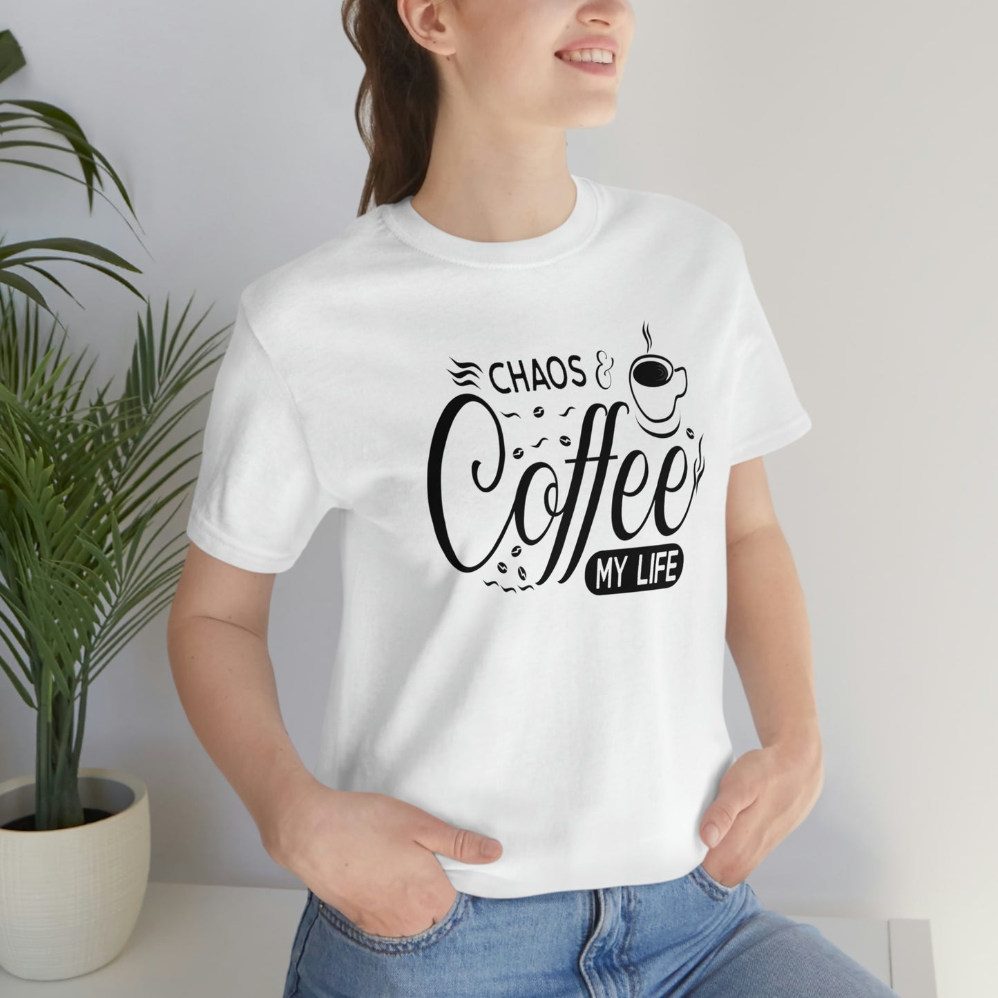 Chaos Coffee Unisex Jersey Short Sleeve Tee