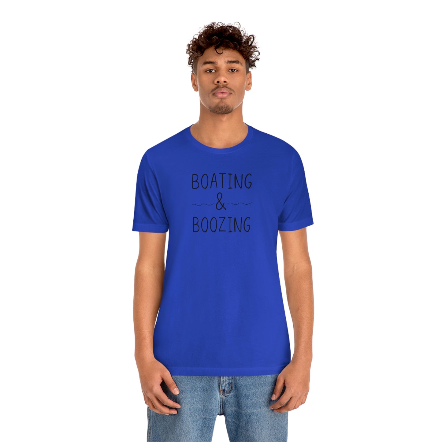 Boating & Boozing Unisex Jersey Short Sleeve Tee