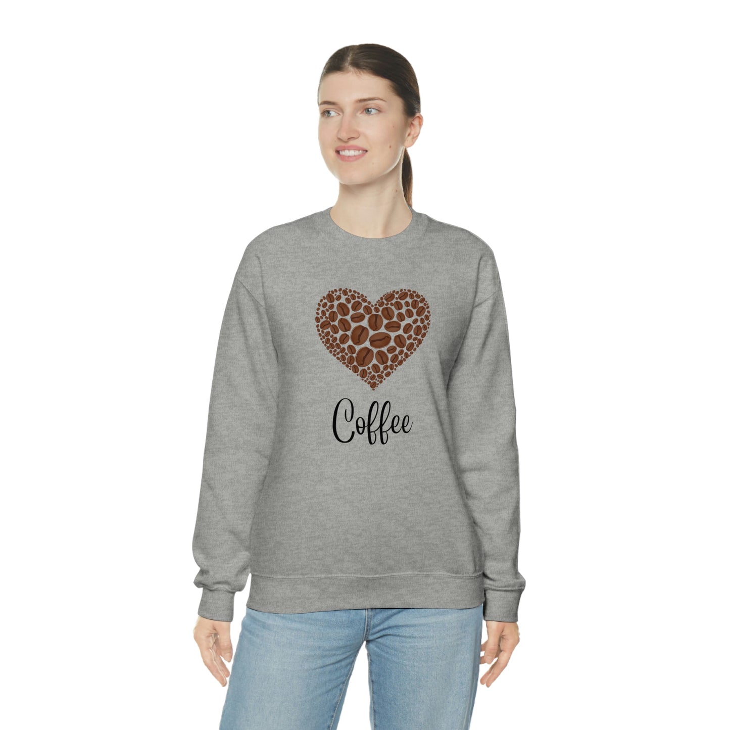 Coffee Unisex Heavy Blend™ Crewneck Sweatshirt