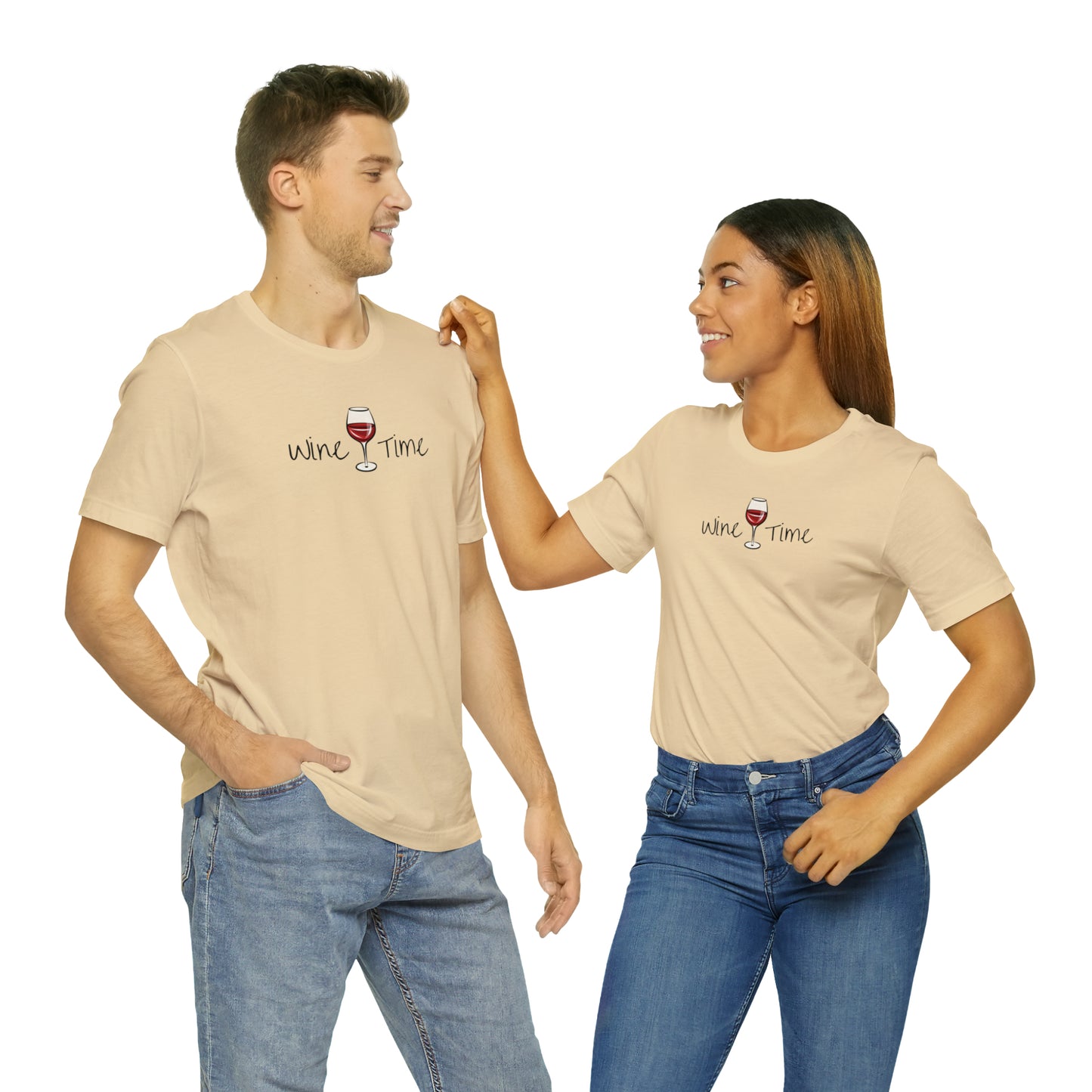 Wine Time Unisex Jersey Short Sleeve Tee