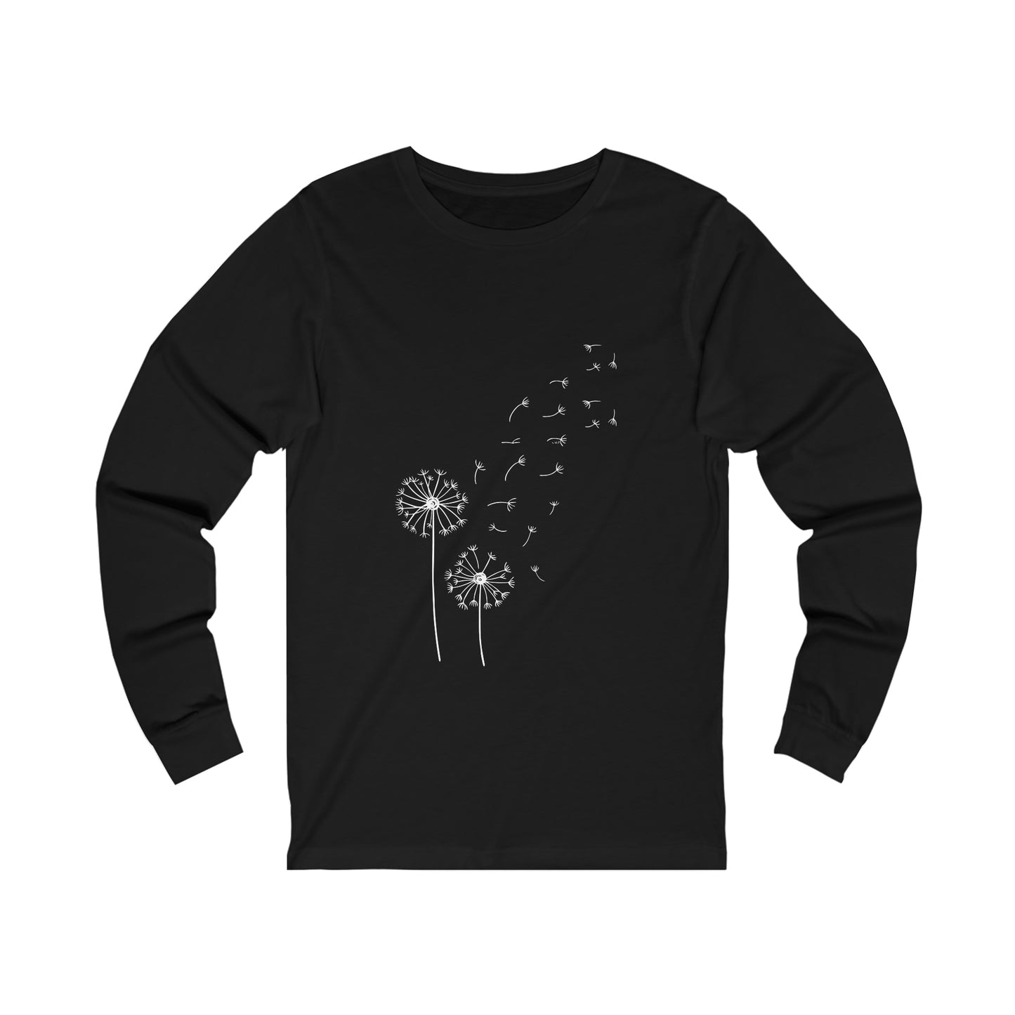 Blowing Dandelion Unisex Jersey Long Sleeve Tee