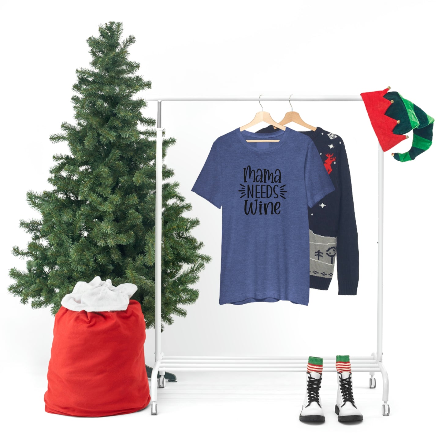 Mama Needs Wine Unisex Jersey Short Sleeve Tee