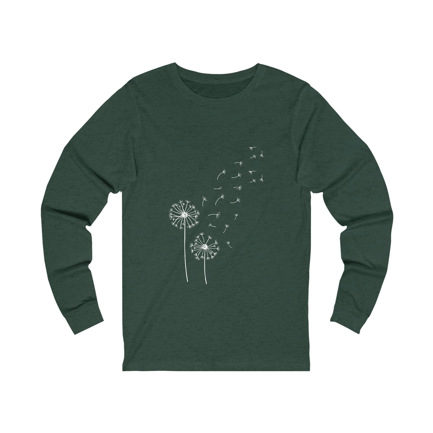 Blowing Dandelion Unisex Jersey Long Sleeve Tee