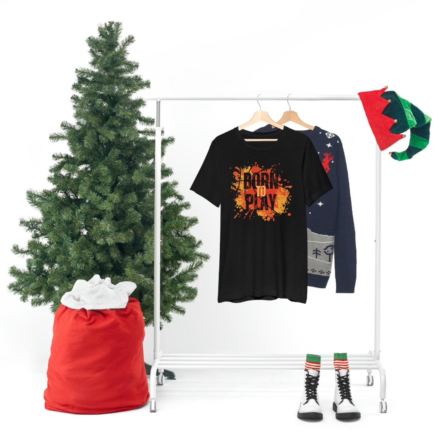 Born to Play BasketballUnisex Jersey Short Sleeve Tee